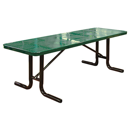 Free Standing Perforated Picnic Table
